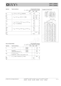 IXFN26N90 Datasheet Page 2