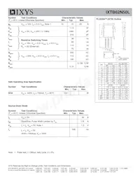 IXTB62N50L Datenblatt Seite 2