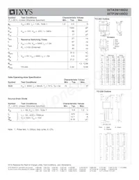IXTP3N100D2 Datasheet Page 2