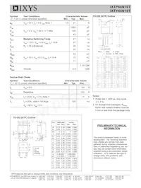 IXTY44N10T Datasheet Page 2