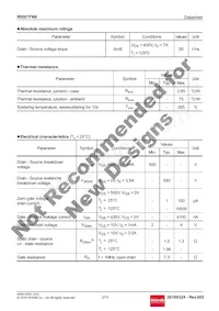 R5007FNX Datasheet Page 2