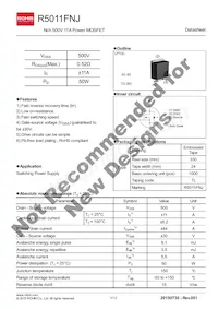 R5011FNJTL Datasheet Copertura