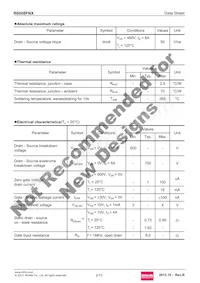 R6008FNX Datasheet Page 2