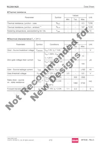 RCD041N25TL Datasheet Page 2