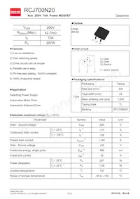RCJ700N20TL Datasheet Cover