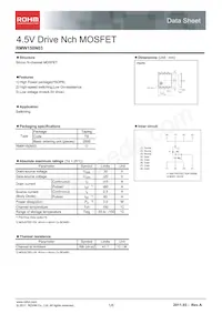 RMW150N03TB數據表 封面