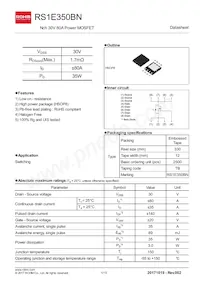 RS1E350BNTB Datasheet Copertura