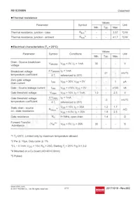 RS1E350BNTB Datasheet Page 2