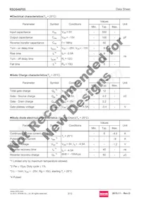 RSD046P05TL Datasheet Page 3