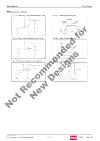 RSD046P05TL Datasheet Page 11