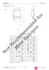 RSD046P05TL數據表 頁面 12