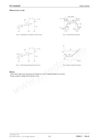 RT1A040ZPTR Datasheet Page 5