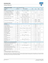 SI2305CDS-T1-GE3 Datasheet Pagina 2