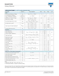SI3447CDV-T1-GE3 Datasheet Page 2