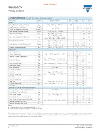 SI3459BDV-T1-E3 Datasheet Page 2