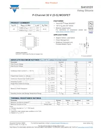 SI4101DY-T1-GE3 Datasheet Cover