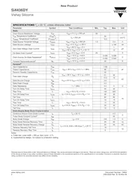 SI4436DY-T1-E3 Datasheet Page 2