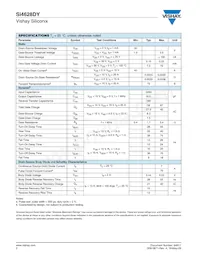 SI4628DY-T1-GE3 Datasheet Page 2