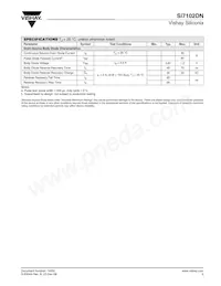 SI7102DN-T1-E3 Datasheet Pagina 3