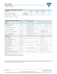 SI7112DN-T1-E3 Datasheet Page 2