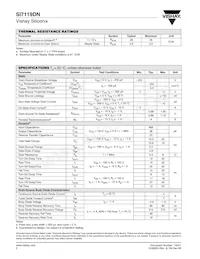 SI7119DN-T1-E3 Datasheet Pagina 2