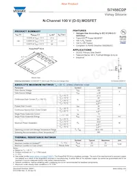 SI7456CDP-T1-GE3 Datasheet Cover