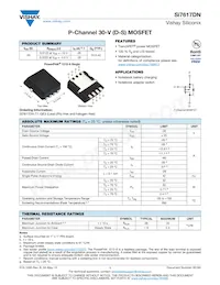 SI7617DN-T1-GE3 Datasheet Cover