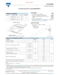 SI7655DN-T1-GE3 Datasheet Cover