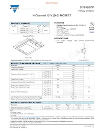 SI7858BDP-T1-GE3 Datasheet Cover