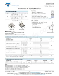 SI8810EDB-T2-E1 Datasheet Cover