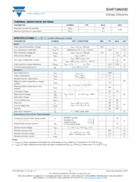 SIHF18N50D-E3 Datasheet Page 2
