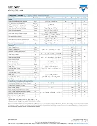 SIR172DP-T1-GE3 Datasheet Page 2