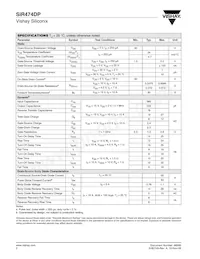 SIR474DP-T1-GE3 Datasheet Page 2