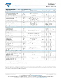 SIR638DP-T1-GE3 Datasheet Page 2