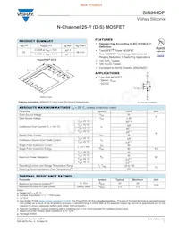 SIR844DP-T1-GE3 Datasheet Cover