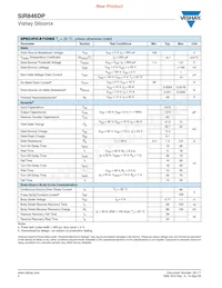SIR846DP-T1-GE3 Datasheet Page 2