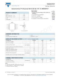 SQ9407EY-T1_GE3 Datasheet Cover