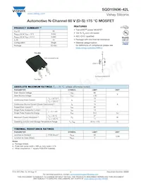 SQD15N06-42L_GE3 Datasheet Cover