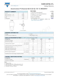 SQM120P06-07L_GE3 Datasheet Cover