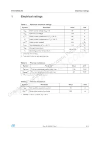 STB150N3LH6 Datasheet Page 3