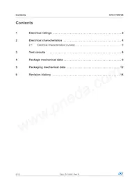 STB170NF04 Datasheet Pagina 2