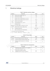 STB21NK50Z Datasheet Page 3
