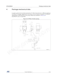 STB21NK50Z Datasheet Page 9