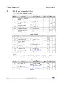 STB34N50DM2AG 데이터 시트 페이지 4