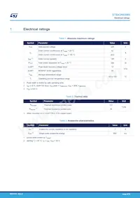 STB43N65M5 Datasheet Page 2