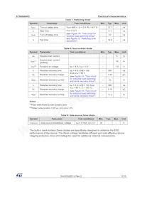 STB5N80K5 Datasheet Page 5
