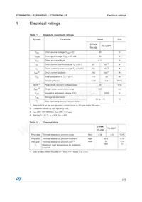 STB60NF06LT4 Datasheet Page 3