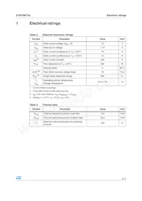 STB75NF75LT4 Datasheet Page 3