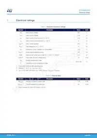 STD4N62K3 Datasheet Page 2