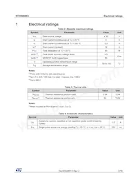 STD5N80K5 Datasheet Page 3